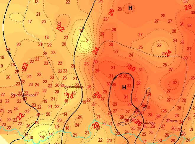 GISMETEO: Сибирь: мгла, дым и дожди